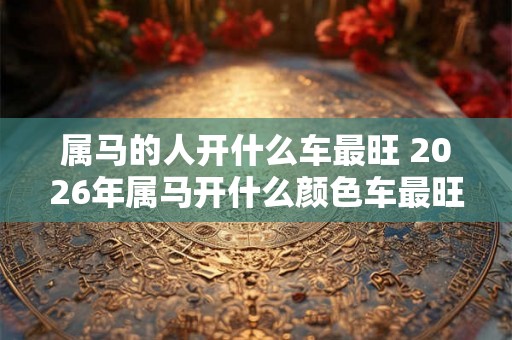 属马的人开什么车最旺 2026年属马开什么颜色车最旺