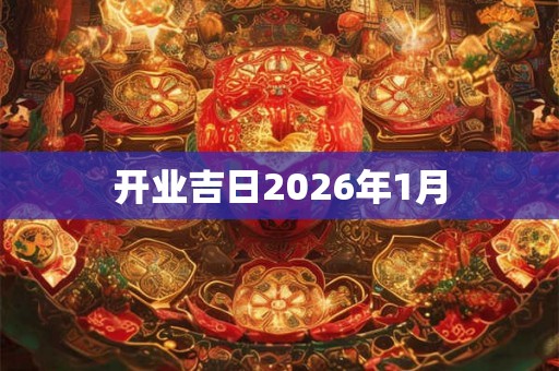 开业吉日2026年1月