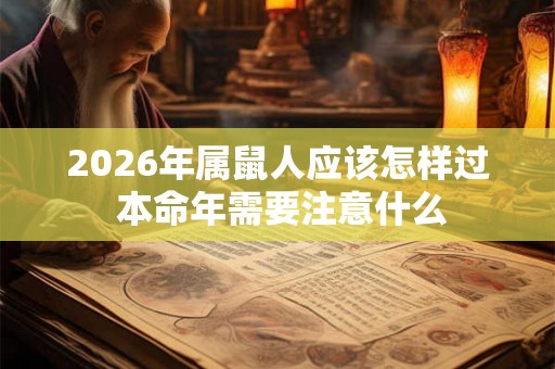 2026年属鼠人应该怎样过 本命年需要注意什么