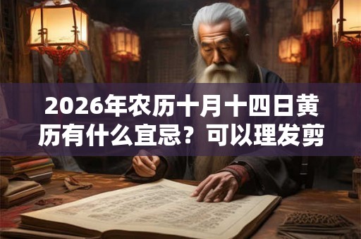 2026年农历十月十四日黄历有什么宜忌？可以理发剪头发吗？