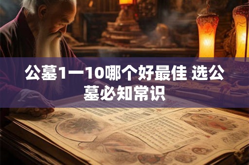 公墓1一10哪个好最佳 选公墓必知常识 公墓1一10哪个好最佳 选公墓必知常识