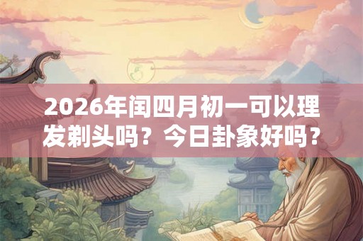 2026年闰四月初一可以理发剃头吗？今日卦象好吗？
