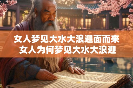 女人梦见大水大浪迎面而来 女人为何梦见大水大浪迎面而来