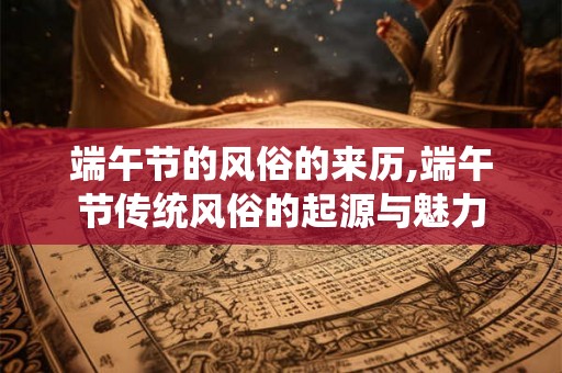 端午节的风俗的来历,端午节传统风俗的起源与魅力