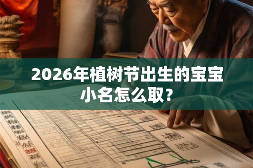 2026年植树节出生的宝宝小名怎么取？