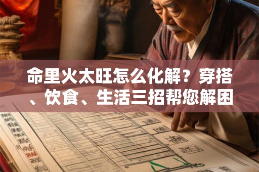 命里火太旺怎么化解?穿搭、饮食、生活三招帮您解困! 命里火太旺怎么化解?穿搭、饮食、生活三招帮您解困!