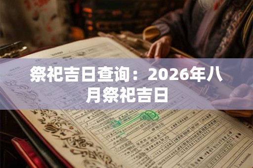 祭祀吉日查询：2026年八月祭祀吉日