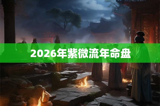 2026年紫微流年命盘