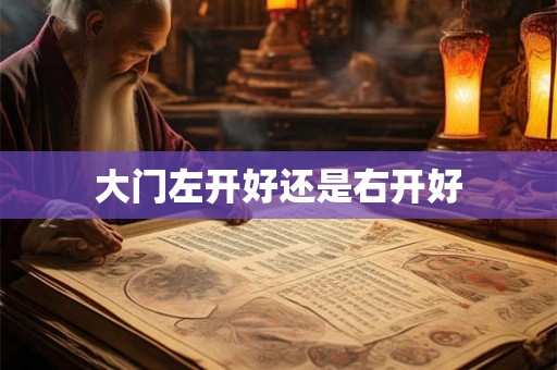 大门左开好还是右开好