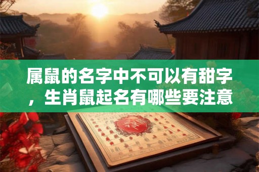 属鼠的名字中不可以有甜字，生肖鼠起名有哪些要注意的？
