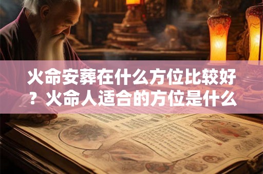 火命安葬在什么方位比较好？火命人适合的方位是什么？
