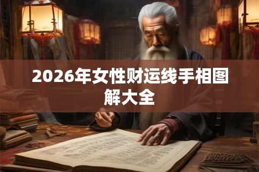 2026年女性财运线手相图解大全 2026年女性财运线手相图解大全