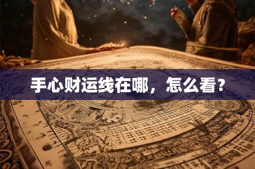 手心财运线在哪，怎么看？