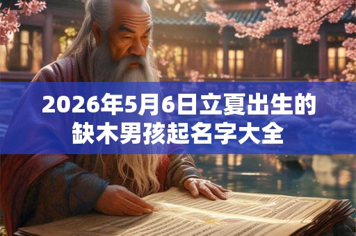 2026年5月6日立夏出生的缺木男孩起名字大全 2026年5月6日立夏出生的缺木男孩起名字大全