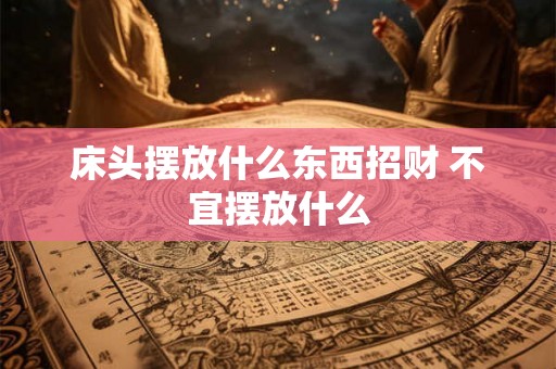 床头摆放什么东西招财 不宜摆放什么