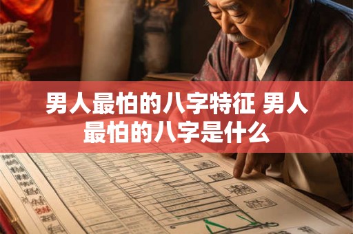 男人最怕的八字特征 男人最怕的八字是什么 男人最怕的八字特征 男人最怕的八字是什么