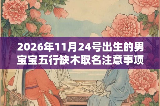 2026年11月24号出生的男宝宝五行缺木取名注意事项