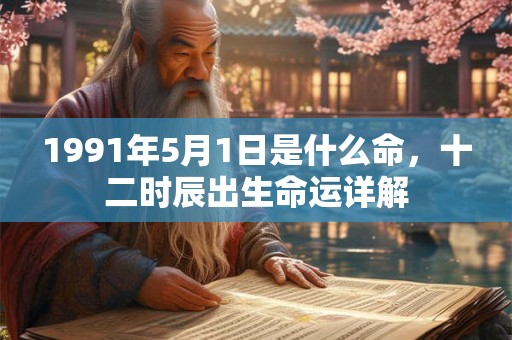 1991年5月1日是什么命，十二时辰出生命运详解