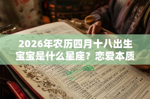 2026年农历四月十八出生宝宝是什么星座？恋爱本质是什么？