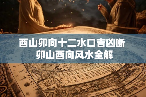 酉山卯向十二水口吉凶断  卯山酉向风水全解