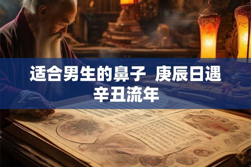 适合男生的鼻子  庚辰日遇辛丑流年