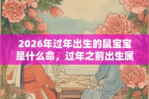 2026年过年出生的鼠宝宝是什么命,过年之前出生属什么? 2026年过年出生的鼠宝宝是什么命,过年之前出生属什么?