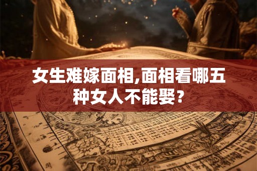 女生难嫁面相,面相看哪五种女人不能娶？