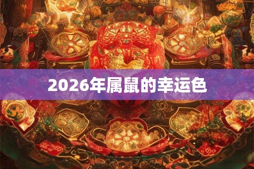 2026年属鼠的幸运色