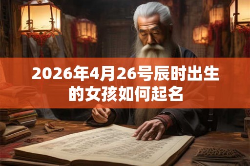 2026年4月26号辰时出生的女孩如何起名 2026年4月26号辰时出生的女孩如何起名