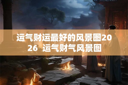 运气财运最好的风景图2026  运气财气风景图