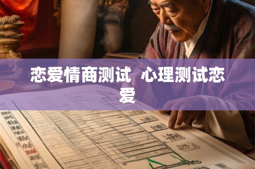 恋爱情商测试 心理测试恋爱 恋爱情商测试 心理测试恋爱