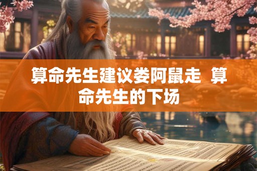 算命先生建议娄阿鼠走  算命先生的下场