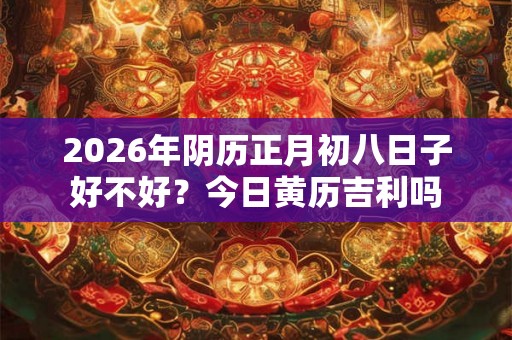 2026年阴历正月初八日子好不好？今日黄历吉利吗
