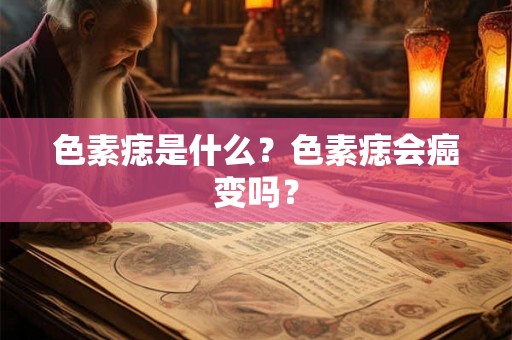 色素痣是什么?色素痣会癌变吗? 色素痣是什么?色素痣会癌变吗?