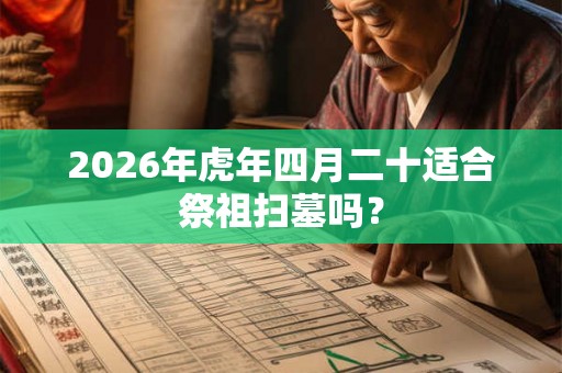 2026年虎年四月二十适合祭祖扫墓吗? 2026年虎年四月二十适合祭祖扫墓吗?