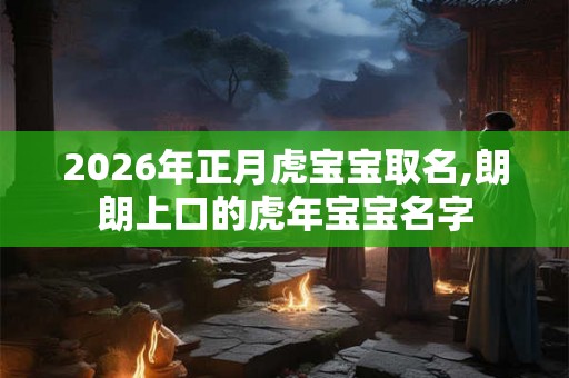 2026年正月虎宝宝取名,朗朗上口的虎年宝宝名字