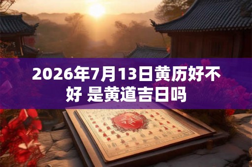 2026年7月13日黄历好不好 是黄道吉日吗 2026年7月13日黄历好不好 是黄道吉日吗