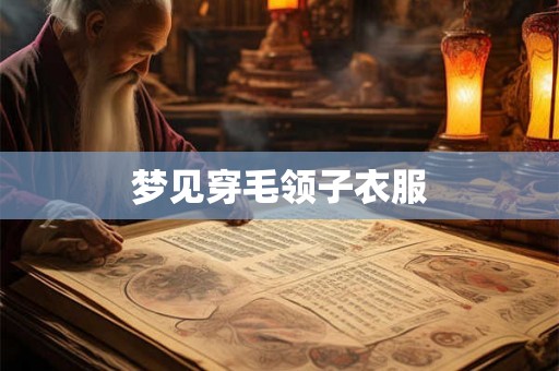 梦见穿毛领子衣服