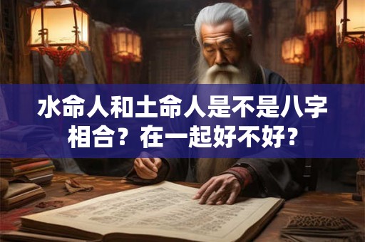 水命人和土命人是不是八字相合？在一起好不好？