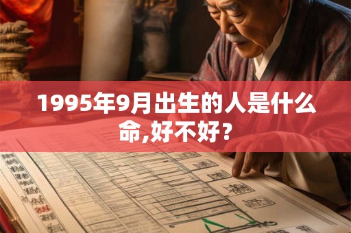 1995年9月出生的人是什么命,好不好? 1995年9月出生的人是什么命,好不好?