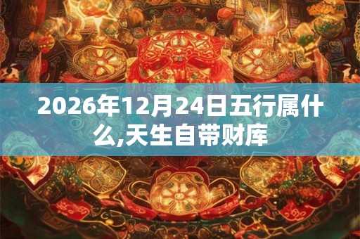 2026年12月24日五行属什么,天生自带财库