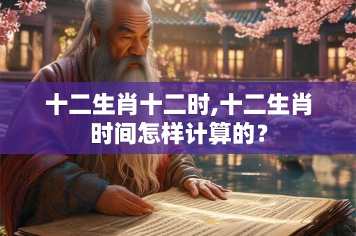 十二生肖十二时,十二生肖时间怎样计算的？