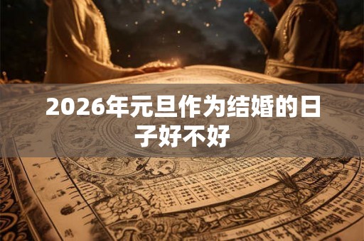 2026年元旦作为结婚的日子好不好