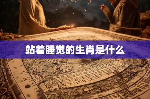 站着睡觉的生肖是什么