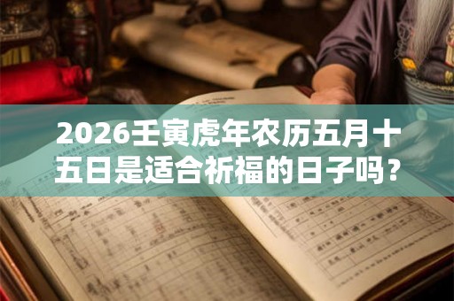 2026壬寅虎年农历五月十五日是适合祈福的日子吗？