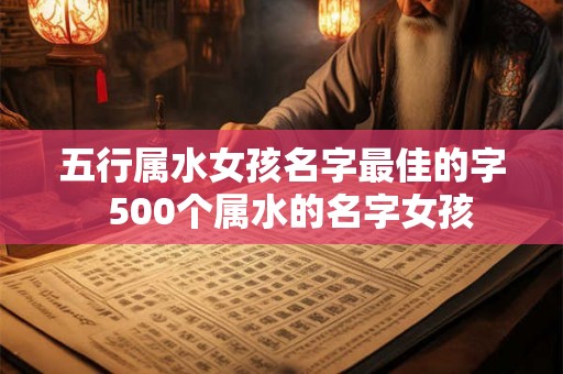 五行属水女孩名字最佳的字  500个属水的名字女孩