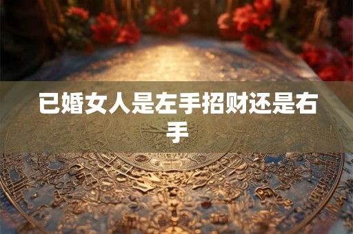 已婚女人是左手招财还是右手
