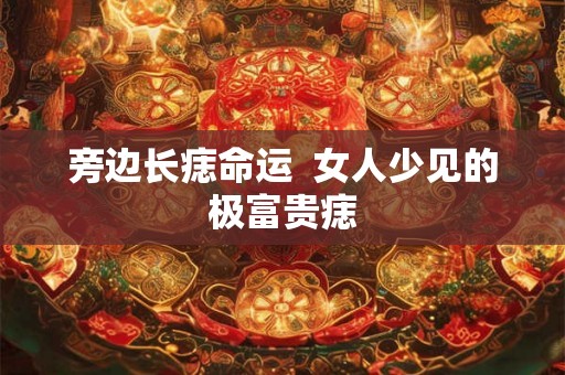 旁边长痣命运  女人少见的极富贵痣