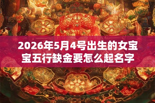 2026年5月4号出生的女宝宝五行缺金要怎么起名字
