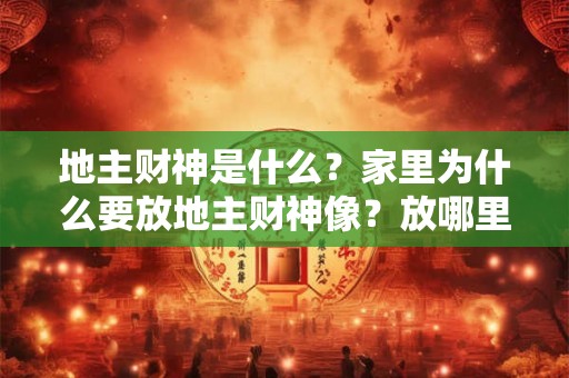 地主财神是什么？家里为什么要放地主财神像？放哪里好？